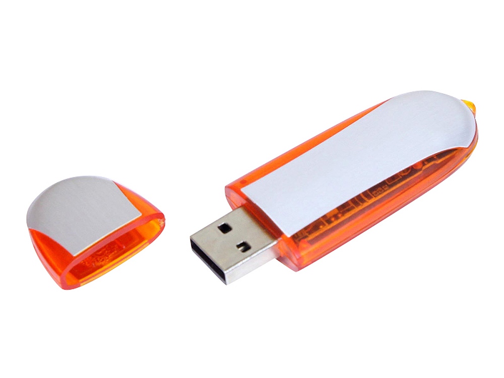 USB-флешка промо  овальной формы